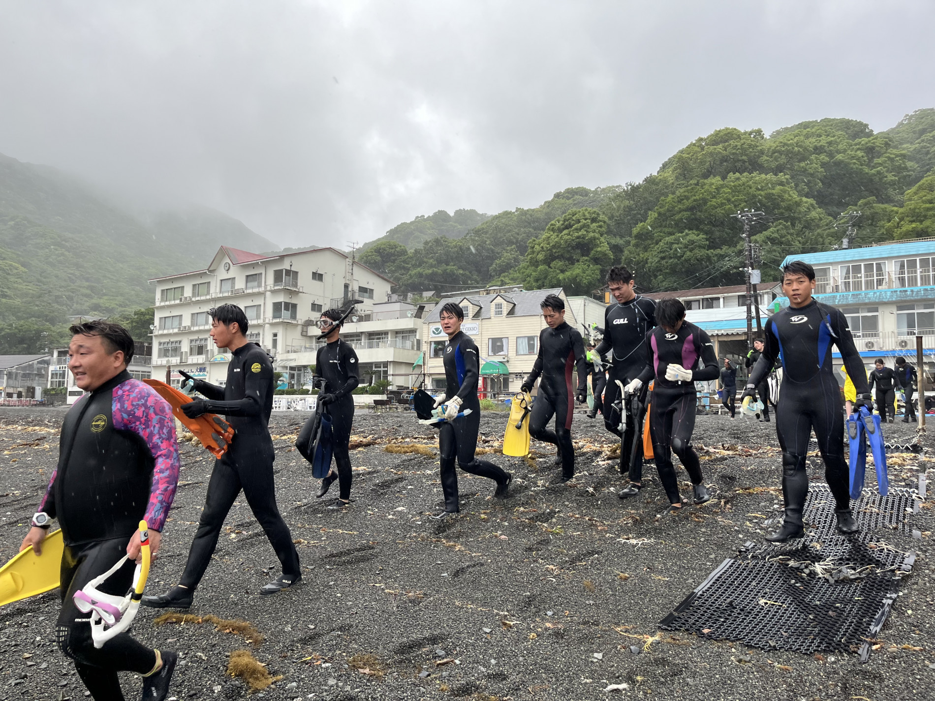 0602海浜実習　午前講習 悪天候の為スノーケルへ変更